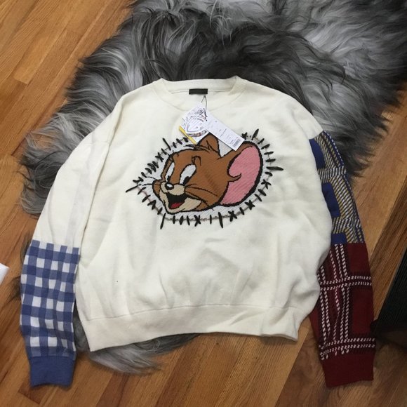 Candystripper Tom and Jerry collection sweater OS New oversized - Picture 1 of 4